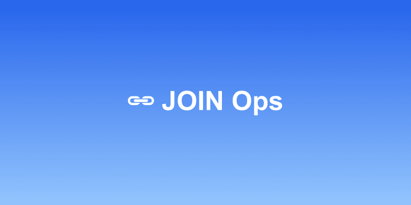 JOIN Operations - INNER, LEFT, RIGHT, FULL OUTER